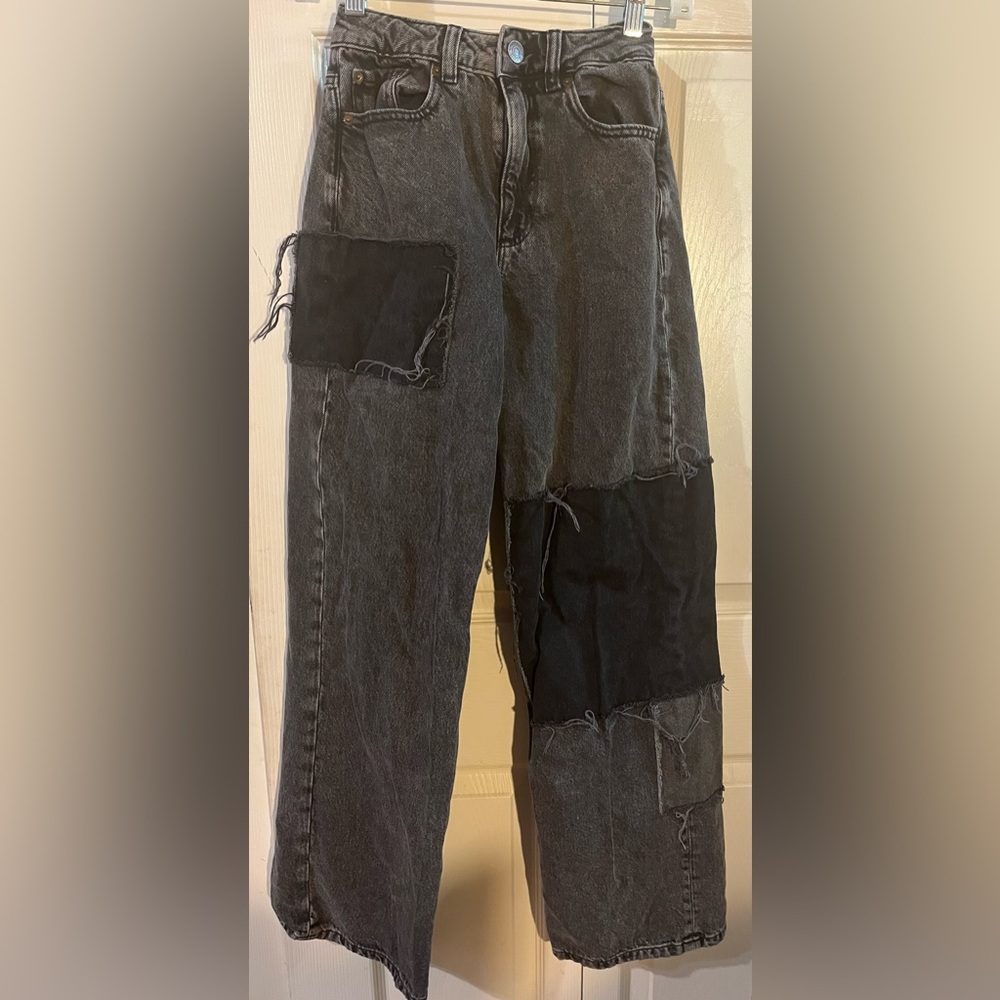 Garage Denim Urban A Jamba Large Street Wide Leg Women’s Jeans Black Size 00(23)